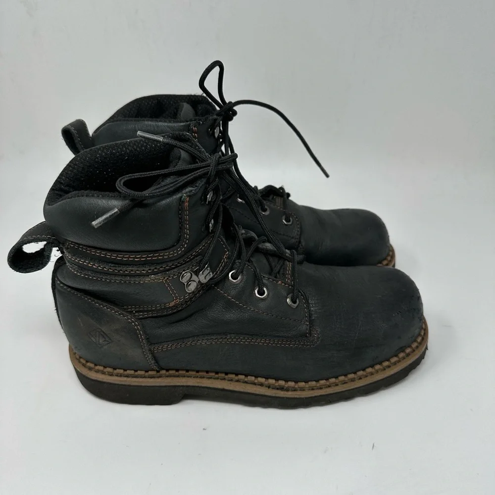 Lehigh 5160 Men's Waterproof Construction Work Steel Toe Boots Black Men's 10M
